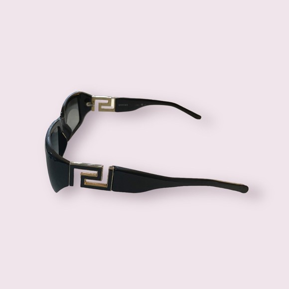 Versace Mod. 740 Col. 852 Black Gold Frame Grey Gradient Lens Sunglasses - Picture 3 of 7